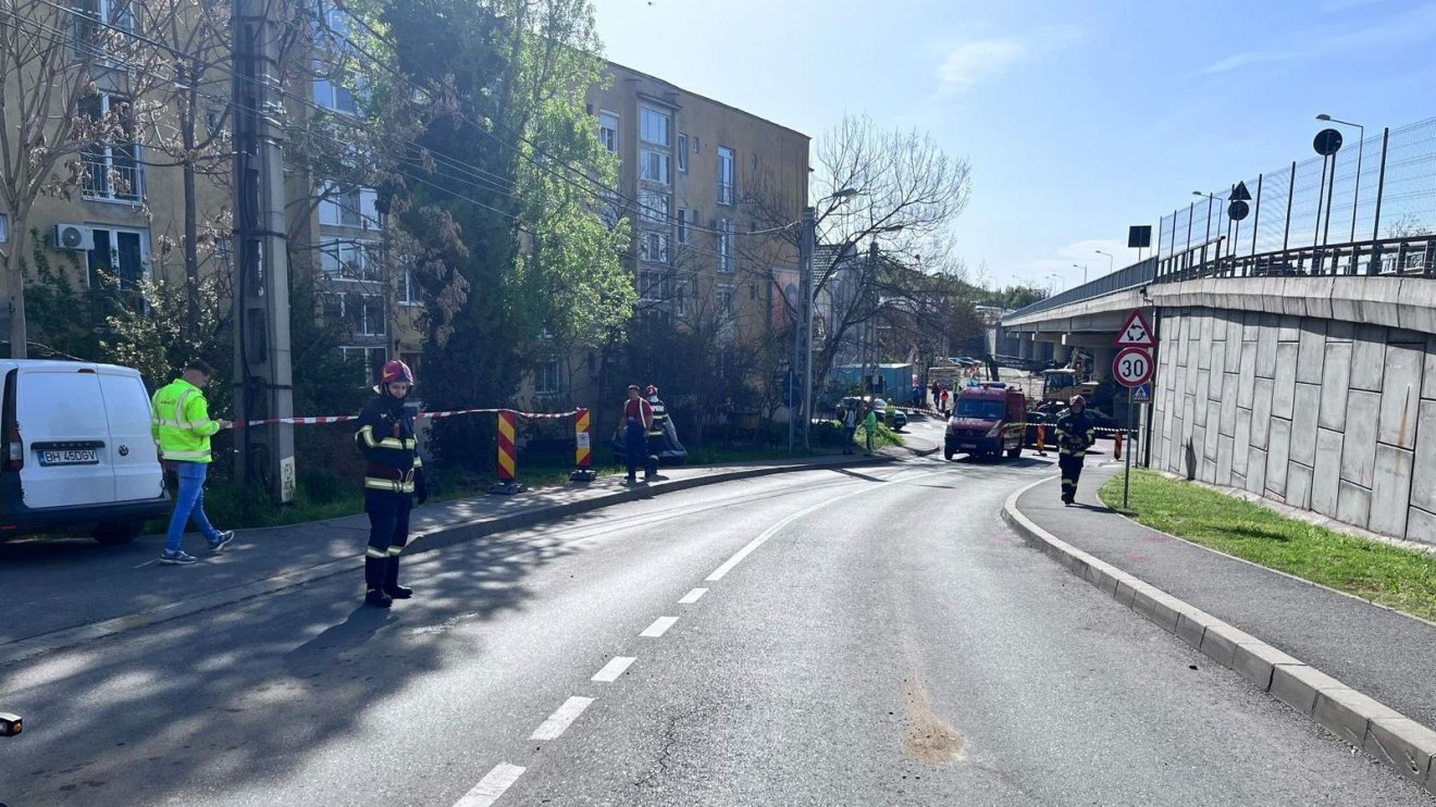 Megrongálódott egy gázvezeték, lezárták a forgalmat