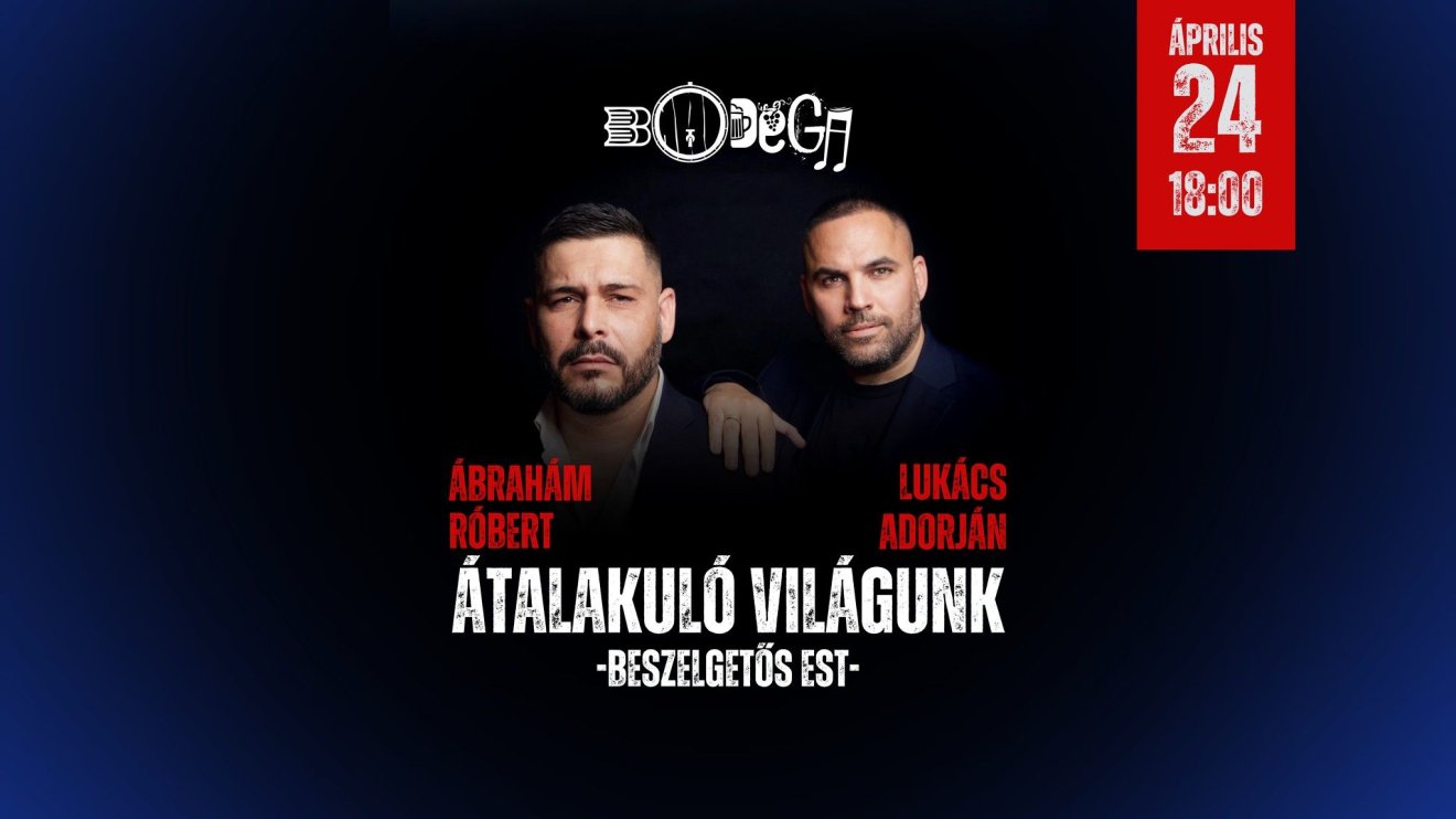 Átalakuló világunk nyomában – előadás a Bodega kultúrkocsmában