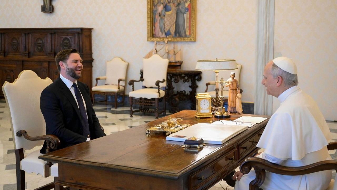 Az amerikai alelnököt fogadta XIV. Leó pápa