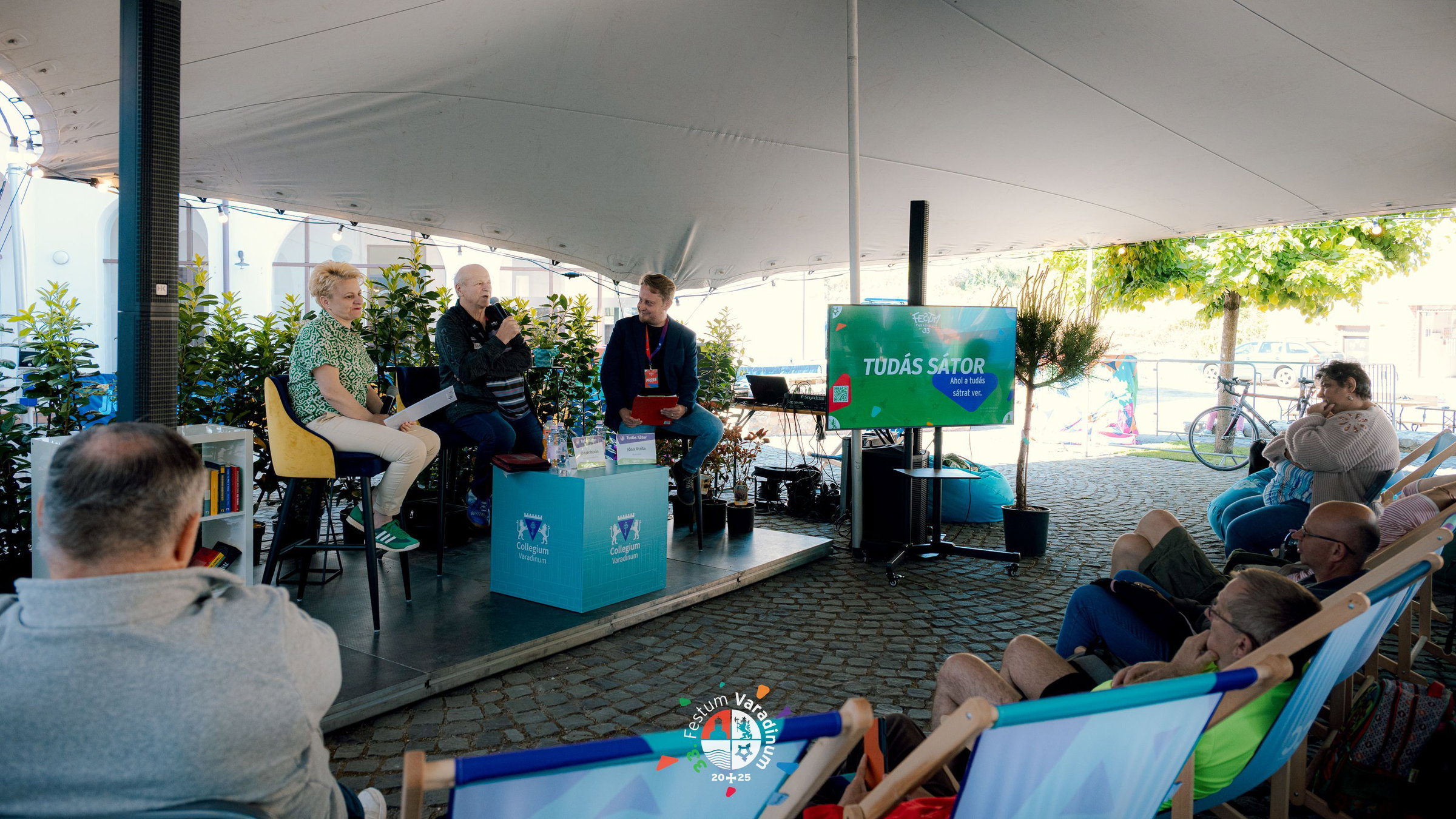 Egy legenda közelről: Jónyer István volt a Tudás Sátor vendége - VIDEÓ