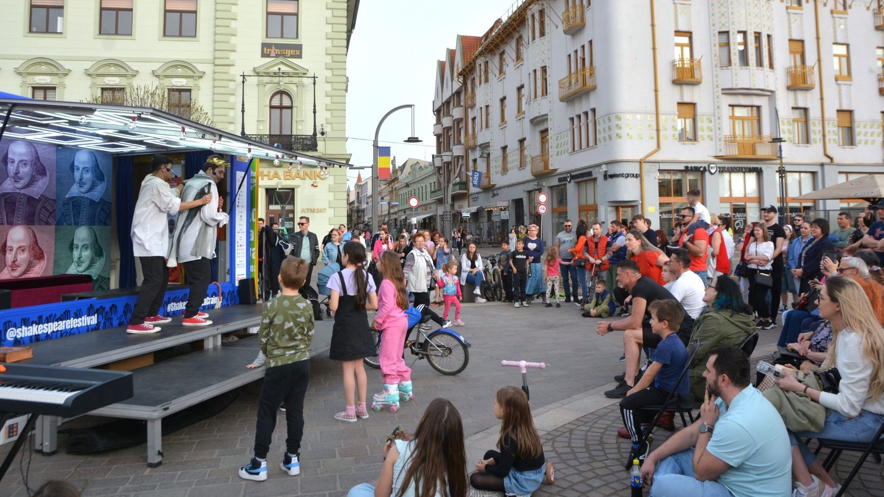 Shakespeare Nagyvárad központjában