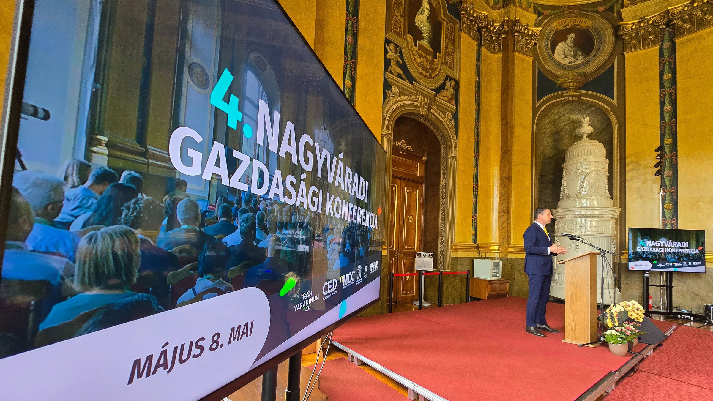 Gazdasági konferenciát szerveztek a püspöki palotában