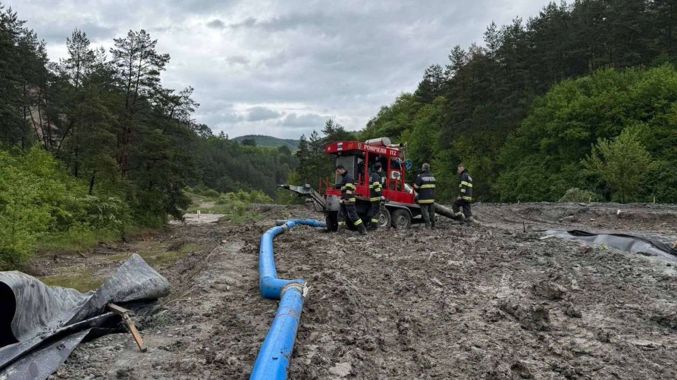 Parajd: ismét megnőtt a Korond-patak vízszintje
