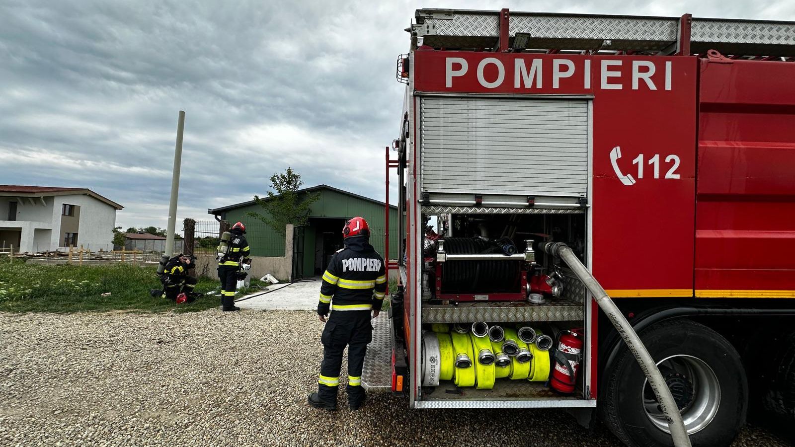 Raktárépületben keletkezett tűz Nagyürögdön