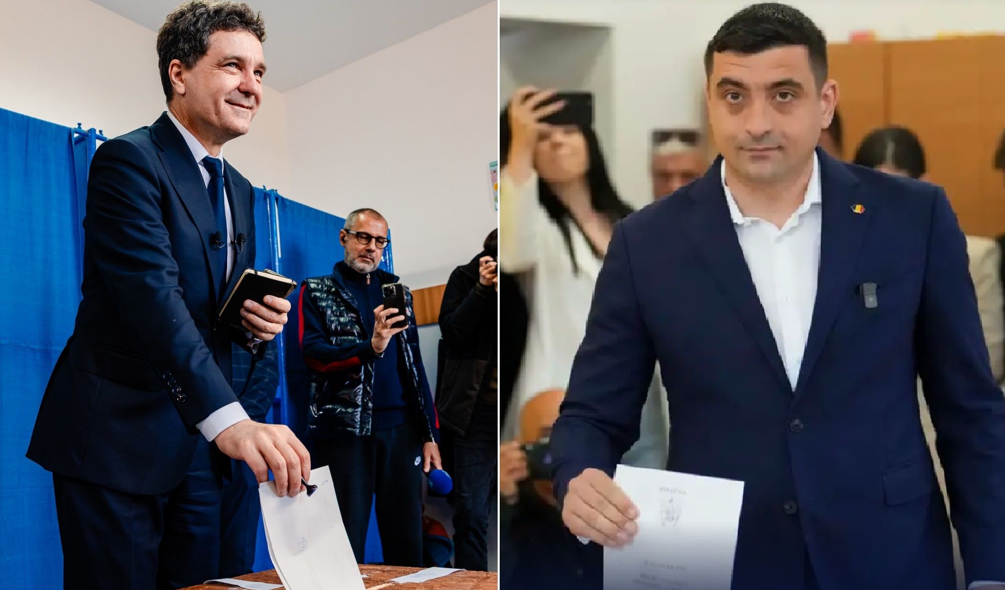 Exit poll: Nicușor Dan az élen