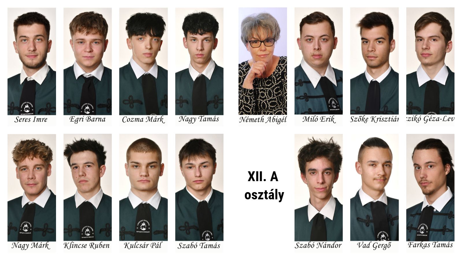 XII. A, elektrotechnika szak