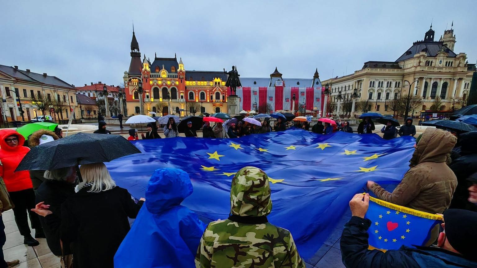 Európa-párti békés tüntetést tartanak Nagyváradon is