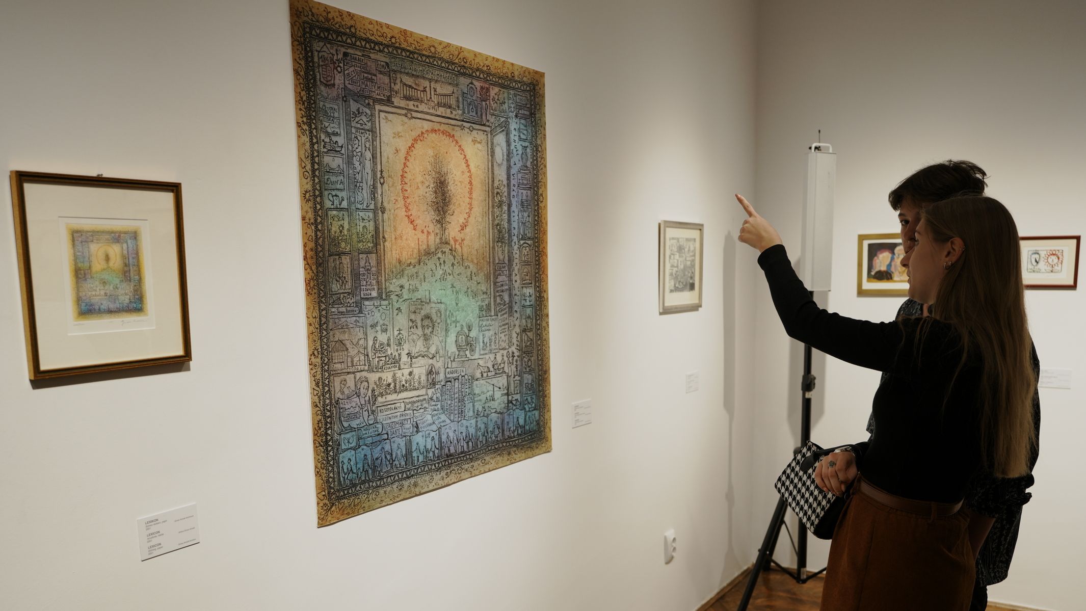 Gross Arnold alkotásaiból nyílt kiállítás a püspöki palotában