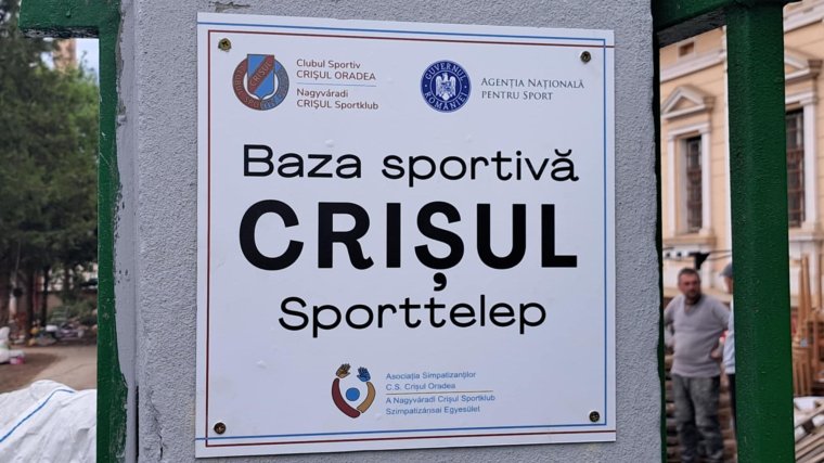 Újjászületett a Crișul sporttelep – vasárnap avatják