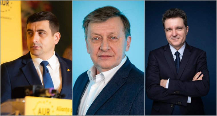 Exit poll: George Simion lett az első a romániai elnökválasztás első fordulójában