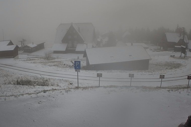 Májusi hó a Madarasi Hargitán