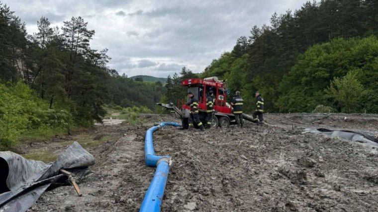 Parajd: ismét megnőtt a Korond-patak vízszintje