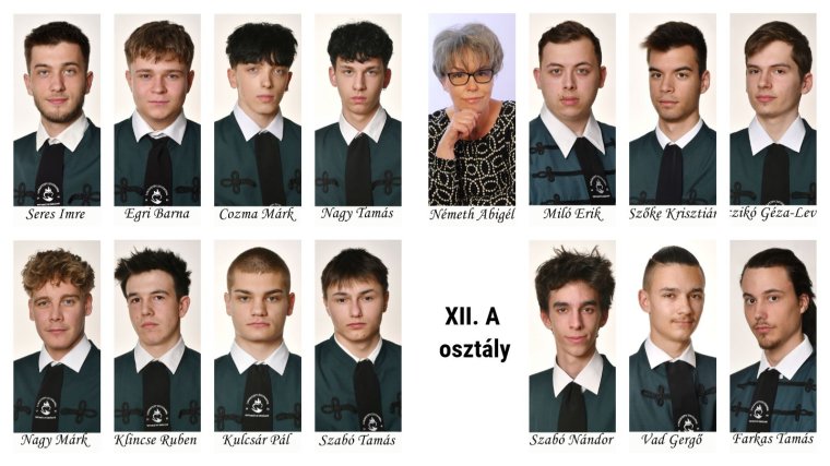 XII. A, elektrotechnika szak