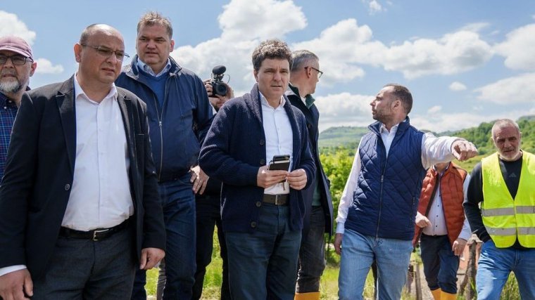 FRISSÍTVE | Sajtótájékoztatót tartott Nicușor Dan államfő Parajdon - VIDEÓ