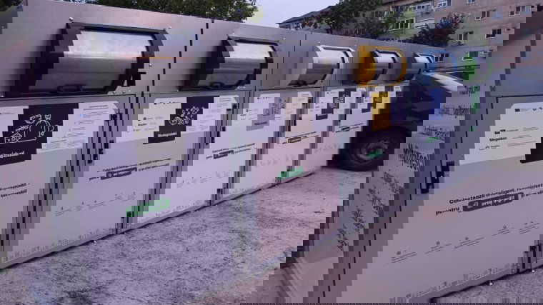 Új digitális hulladékszigeteket tesztelnek Nagyváradon