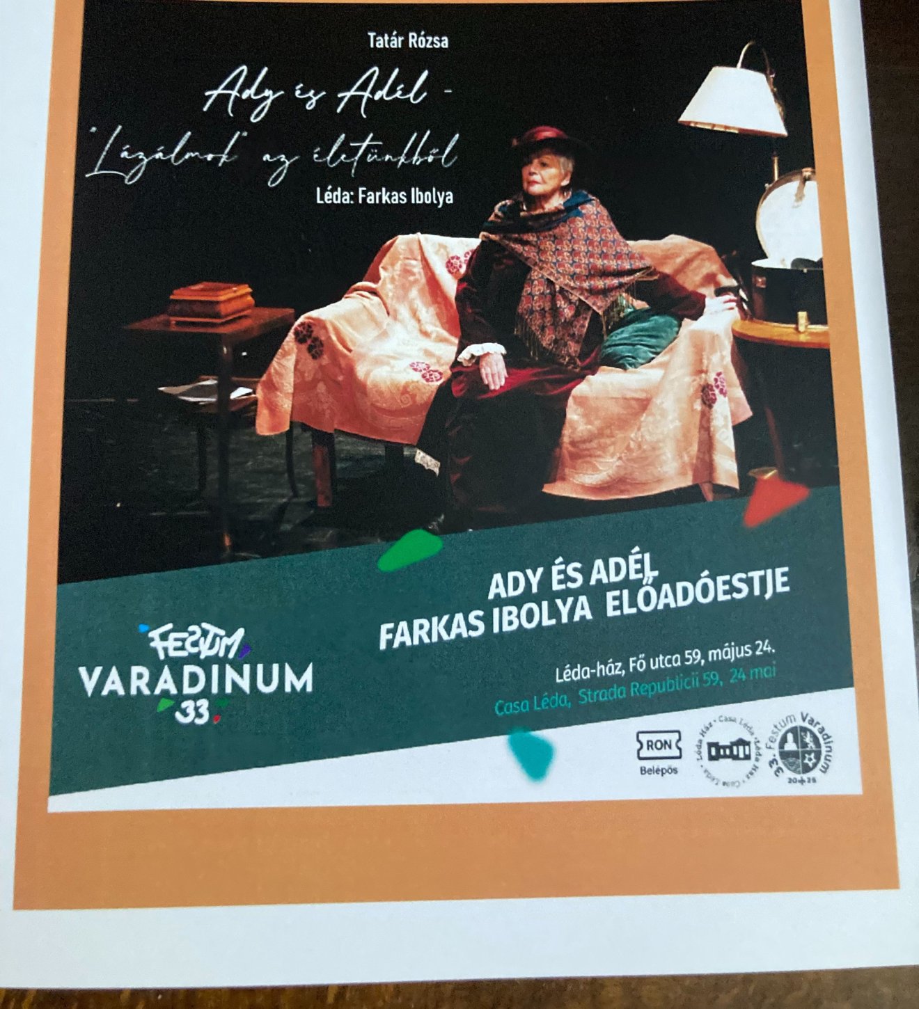 A nagyváradi Kiss Stúdió Színház programja