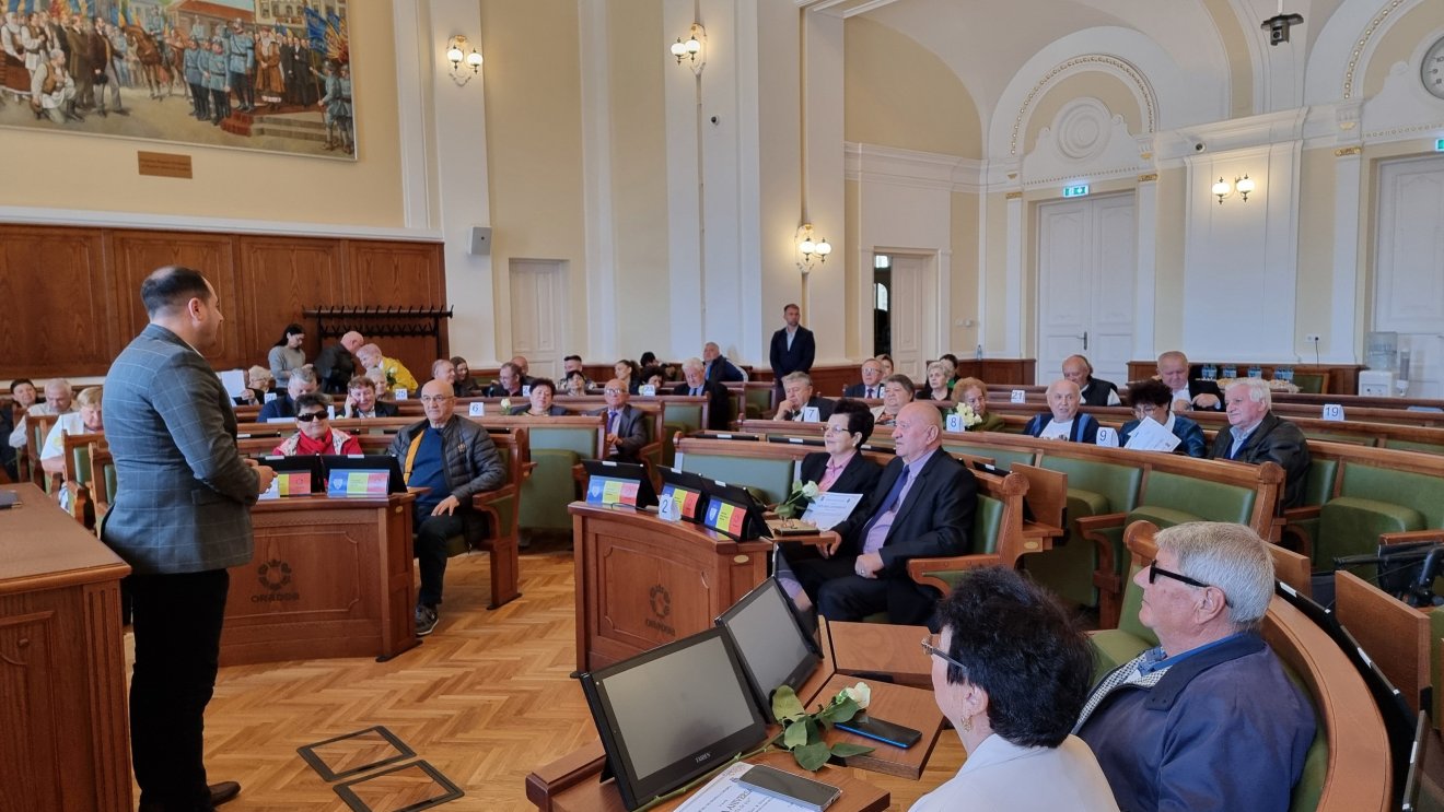 Köszöntötték az aranylakodalmas házaspárokat