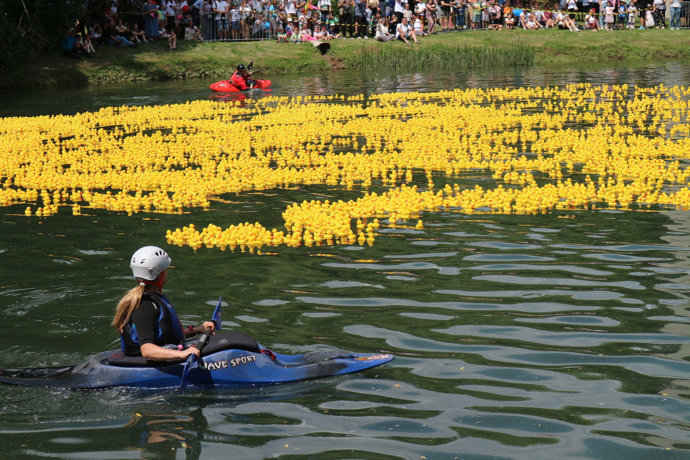Gumikacsák versenye