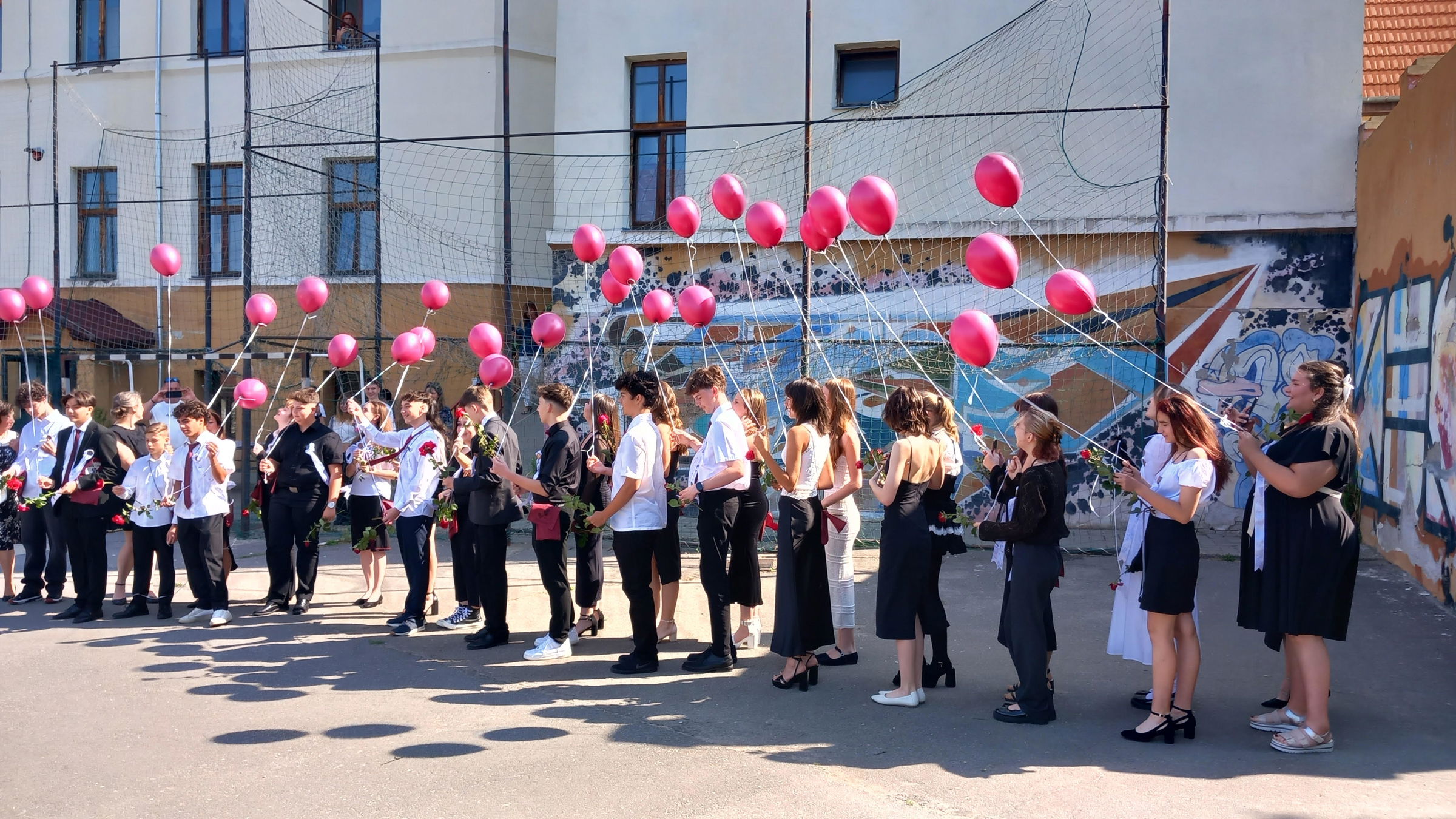 Elballagott a művészeti líceum magyar nyolcadikos osztálya