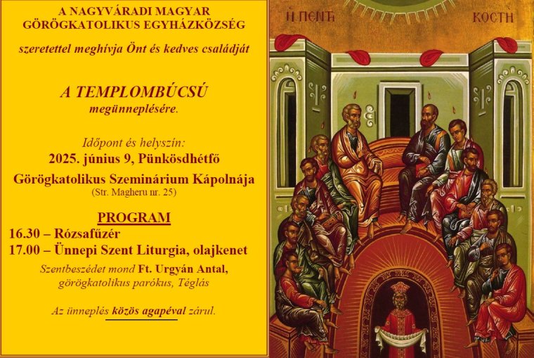 Magyar görögkatolikusok templombúcsúja