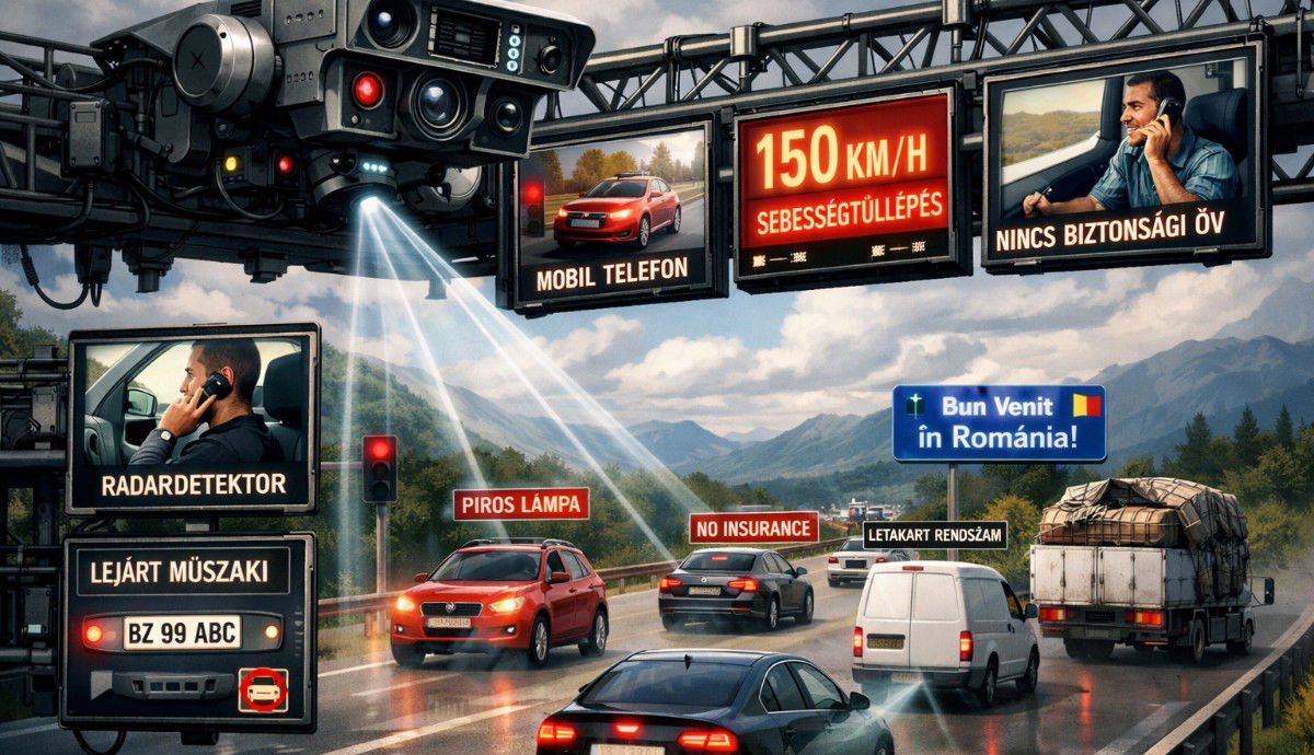 Új radarkamerák segítségével fognak mindent látni a hatóságok a főutak mentén – hírek vasárnap
