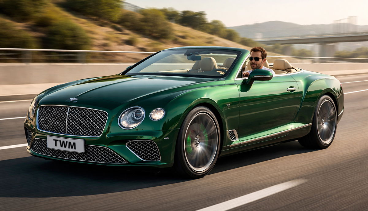 TWM, The world is mine, ez lesz a Bentley rendszáma. Megdolgoztam érte, nem szégyellek negyvenkilenc évesen nyugdíjba menni