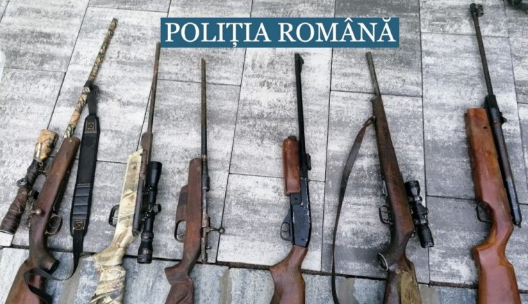 Több mint négyezer fegyvert foglalt le a Román Rendőrség tizenegy hónap alatt