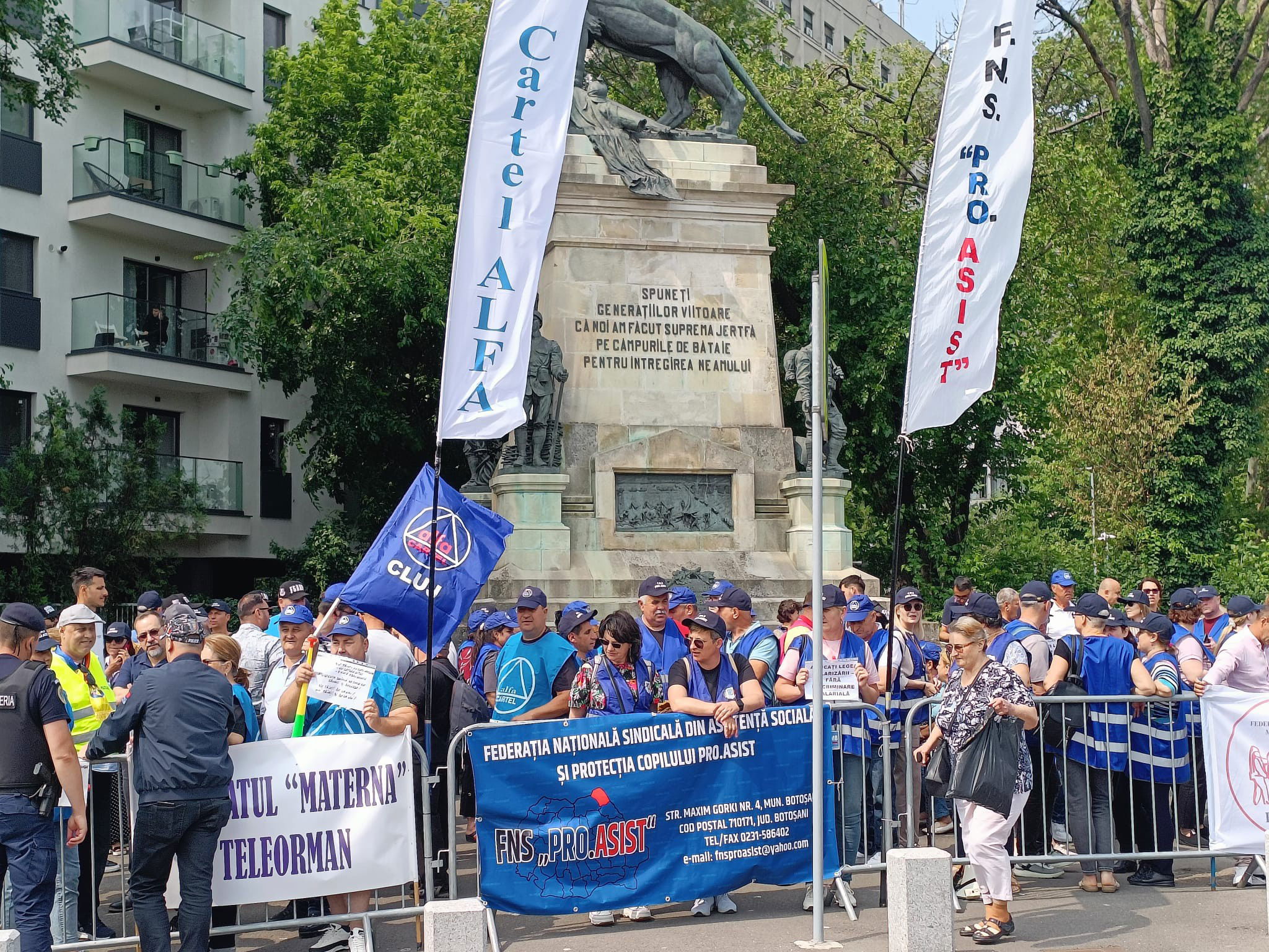 Méltányos adóreformért tüntetett az Alfa Kartell szakszervezeti szövetség