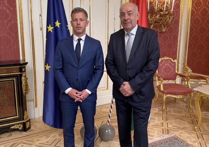 Magyar Péter elment a Sándor-palotába, és alkalmatlannak nevezte Sulyok Tamást