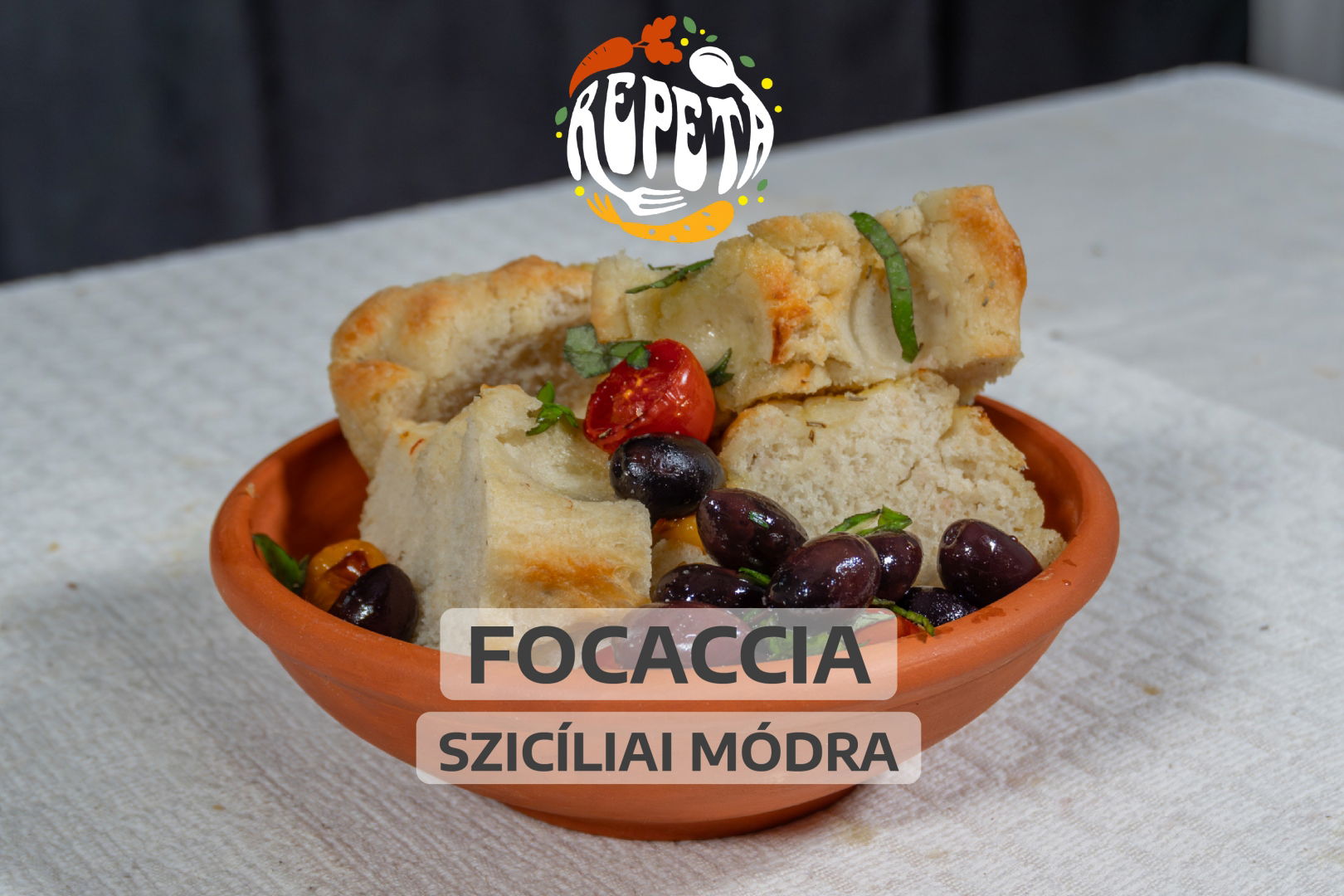 Focaccia szicíliai módra – videó