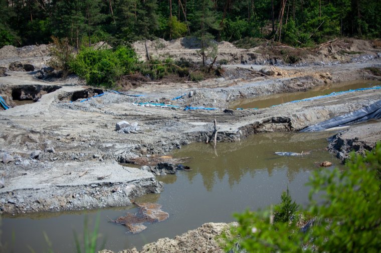 Új módszerrel terelnék el a Korond-patakot