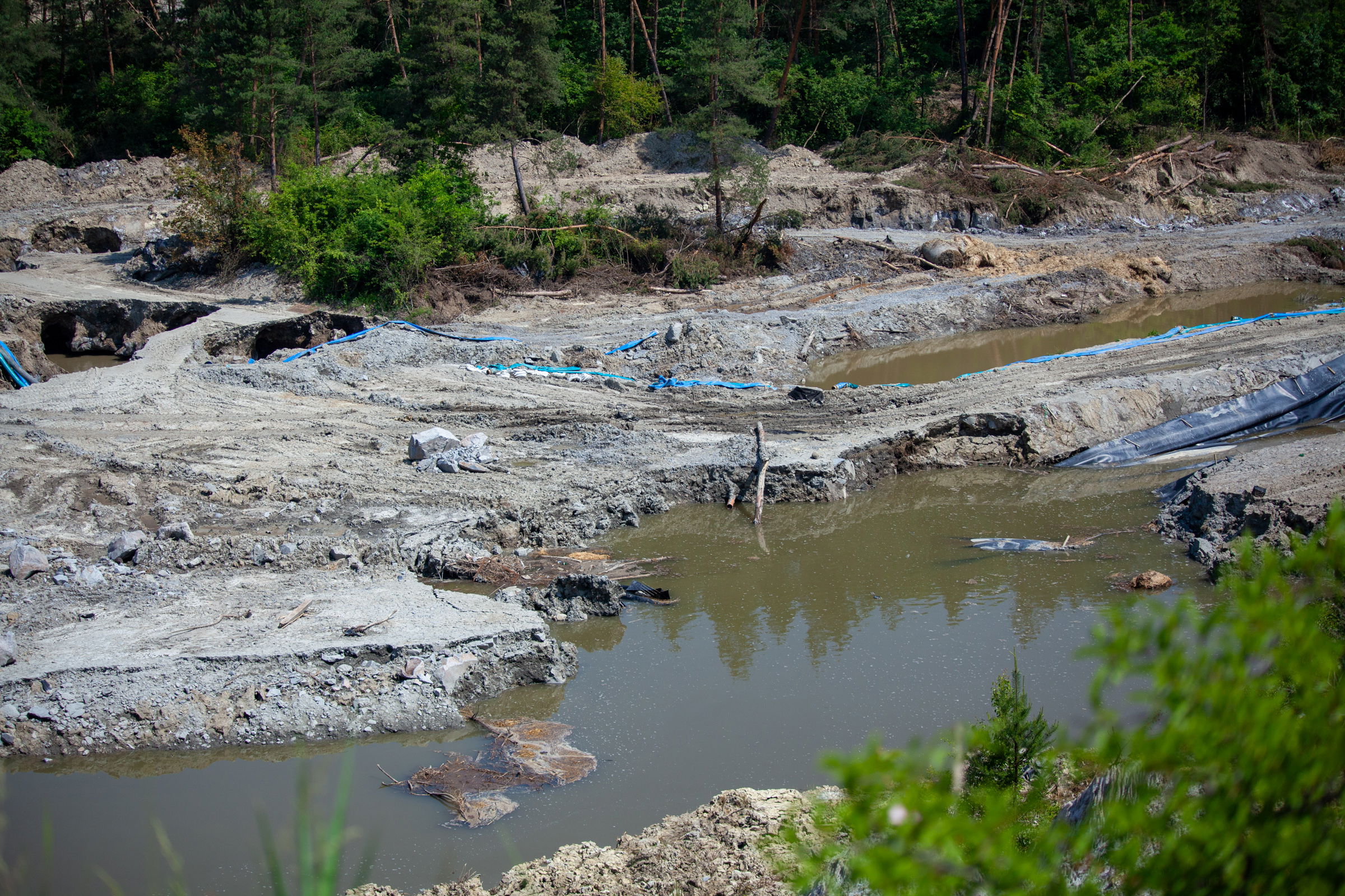 Új módszerrel terelnék el a Korond-patakot